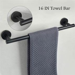 img 3 attached to YGIVO Bathroom Accessories Stainless Steel Towel Bath