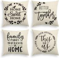 avoin family farmhouse holiday cushion logo