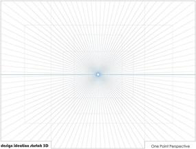 img 3 attached to 🎨 Multi-Media Design Ideation Sketch Pad with 3D Perspective Grid Paper. Perfect for Pencil, Ink, Marker, and Watercolor Paints. Ideal for Art, Design, and Education. Features Blue Grid for One Point Perspective.