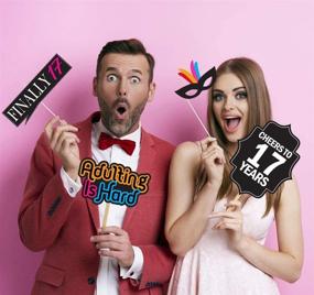 img 3 attached to 🎉 Stand Out at Your 17th Birthday Bash with 40 Hilarious Photo Booth Props!