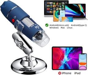 img 3 attached to High-Definition 2MP USB Microscope: 40X to 1000X Magnification - Digital Camera for Inspection, Endoscope with Carrying Case - Compatible with Windows 7, 8, 10, Mac, Linux - OTG Android Phone Compatible