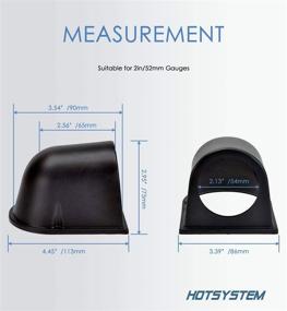 img 3 attached to HOTSYSTEM Универсальные запчасти для замены панели приборов температуры 2 дюйма.