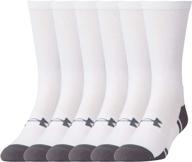 🧦 under armour adult resistor 3.0 crew socks: ultimate performance and comfort logo