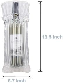 img 1 attached to 50 Pack Wine Bottle Protector: Secure Glass Bottle Transportation for Air Travel - Includes Free Pump!