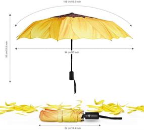 img 2 attached to 🌂 YumSur Lightweight Automatic Travel Umbrellas: Convenient and Portable