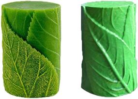 img 2 attached to 🌿 Versatile Tree Leaf Candle Mold: Premium Silicone Clay Soap Mould for Creating Soy Wax, Beeswax Candles, Handmade Art Craft, Fondant Cake Decor