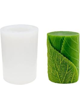 img 4 attached to 🌿 Versatile Tree Leaf Candle Mold: Premium Silicone Clay Soap Mould for Creating Soy Wax, Beeswax Candles, Handmade Art Craft, Fondant Cake Decor
