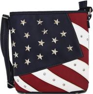 american stripes crossbody concealed shoulder logo