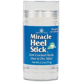 img 2 attached to 🌿 Почувствуйте волшебство "Miracle Heel Stick" с чистым гелем алоэ вера UltraAloe - 2.5 унций (1 упаковка).