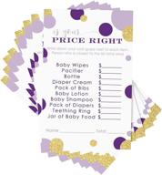 purple shower games price right logo