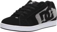 👟 dc men's black casual skate shoes - perfect for athletic activities logo