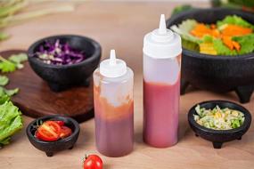 img 2 attached to 🌟 Enhanced Translucency Condiment Wide Mouth: Caspian Plastic Unveils its Latest Product