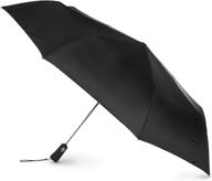🌂 stylish totes close umbrella in classic black - made in britain! logo