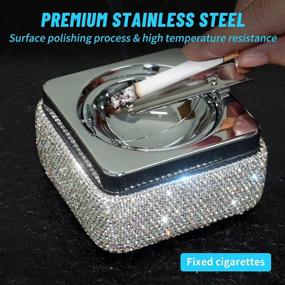 img 1 attached to 💎 Stainless Diamond Cigarette Decoration Enhancer