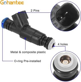 img 1 attached to Gohantee 0280155784 Injectors Compatible 1999 2004