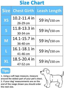 img 2 attached to 🐾 Премиум комбинезон против сбегания для собак и кошек: регулируемый, надежный и отражающий