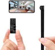 mini spy hidden camera with 2 lens: wireless wifi nanny cam for home office, 1080p video recorder, remote view and motion detection logo