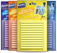 🚽 remelos [2021newest] drain cleaner sticks: say goodbye to kitchen, bathroom sink odors and clogging (4 colors) logo