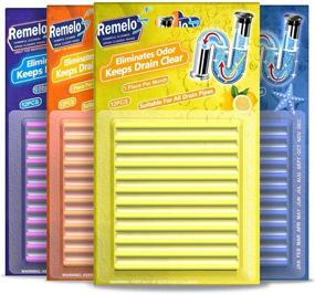 img 4 attached to 🚽 Remelos [2021Newest] Drain Cleaner Sticks: Say Goodbye to Kitchen, Bathroom Sink Odors and Clogging (4 Colors)