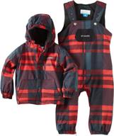 🌿 stylish and sustainable: columbia little first green plaid boys' clothing logo