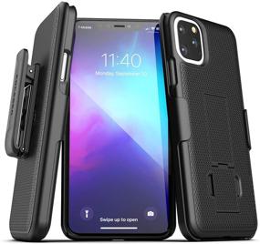 img 4 attached to 📱 Encased iPhone 11 Pro Belt Clip Case (2019 DuraClip) Ultra Slim Cover with Holster - Black: Ultimate Protection and Convenience