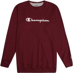 img 4 attached to Champion Crewneck Pullover French Sweatshirt Men's Clothing and Active