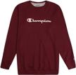 champion crewneck pullover french sweatshirt men's clothing and active logo