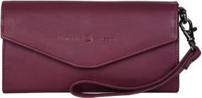 img 4 attached to Antonio Valeria Maroon Leather Wallet