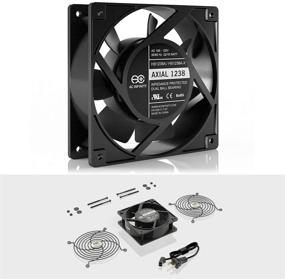 img 3 attached to 🌬️ UL-Certified AC Infinity AXIAL 1238 Muffin Fan, 120V AC, 120mm x 38mm High-Speed for DIY Cooling, Ventilation, Exhaust Projects