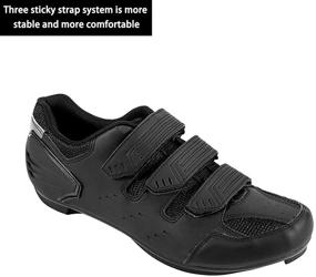 img 2 attached to 🚲 Unisex Cycling Shoes for Riding, Indoor, Peloton - Compatible with Shimano SPD & Look Delta Cleats - Road and Mountain Bike Shoes for Men and Women