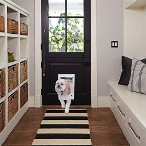 img 4 attached to 🐾 Medium Deluxe Aluminum Pet Door for Enhanced SEO