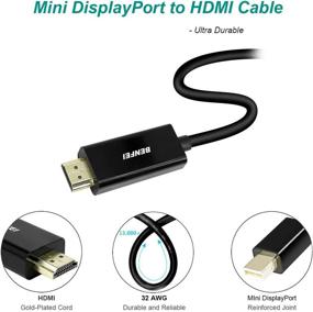 img 1 attached to 🔌 Premium Displayport Thunderbolt Converter: Gold Plated, Industrial-Grade Electrical & Wiring Compatibility