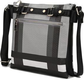 img 4 attached to MKF Collection Signature Mia Farrow Women's Handbags & Wallets in Crossbody Bags