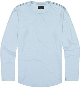 img 1 attached to Optimized SEO: GOODLIFE Men's Tri Blend Long Sleeve Lightweight Breathable Clothing and Shirts