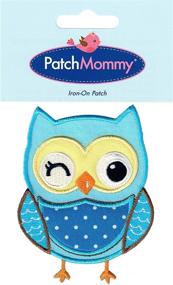 img 1 attached to Blue Owl Patch for Kids - Iron On/Sew On - Appliques: PatchMommy's Best Choice