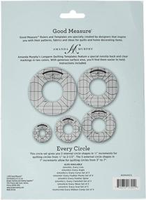 img 2 attached to 📏 Accurate Alignment with Good Measure Every Circle 1/4&quot; Set of 5 Ruler Set