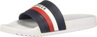 tommy hilfiger tmriker slide sandal men's shoes in athletic logo