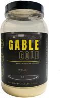 💪 maximize muscle growth with gable gold vanilla whey protein powder by silver star nutrition logo