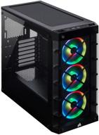 corsair icue mid tower smart black logo