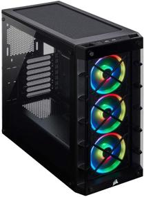 img 4 attached to Corsair Icue Смарт-черный корпус средней башни