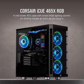 img 1 attached to Corsair Icue Смарт-черный корпус средней башни