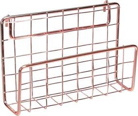 img 4 attached to 🌸 Organize Your Space in Style with the Amazon Basics Letter Sorter for Wall Grid Panel in Rose Gold