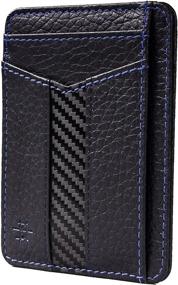 img 4 attached to 👔 Kiryu Design Carbon Leather Wallet: Stylish and Durable Wallet for Men