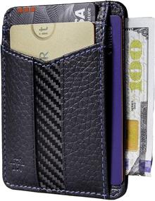 img 1 attached to 👔 Kiryu Design Carbon Leather Wallet: Stylish and Durable Wallet for Men