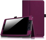 📱 fintie folio case for samsung galaxy tab e 8.0 - premium purple pu leather cover with smart stand for galaxy tab e sm-t378/sm-t375/sm-t377 tablet logo