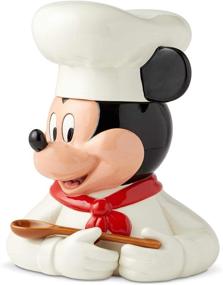 img 3 attached to Enesco Disney Ceramics Chef Mickey Mouse Cookie Jar: A Colorful 11-Inch Delight