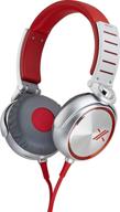 🎧 red/silver sony mdrx05/rs simon cowell x headphone logo