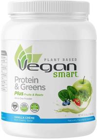 img 4 attached to 🌱 Naturade Vegansmart Plant Based Vegan Protein Powder - Vanilla Crème 22.8 oz, All-in-One Nutritional Shake with Protein & Greens