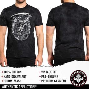 img 2 attached to 🖤 Affliction Grave Takers Short Sleeve: Unleash Your Dark Style