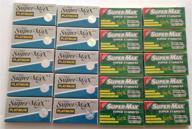 🔪 100 super max variety pack double edge razor blades logo